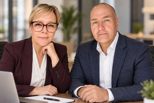 Kelly McCallum and Shane Pirie, owners of HR & Skills Market