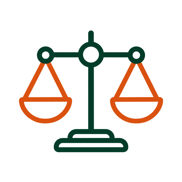 Collective and individual disputes resolution icon