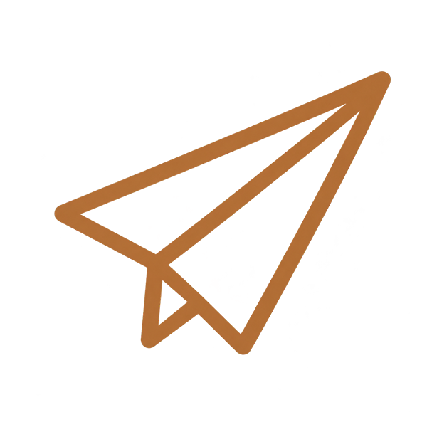 Skills development submission paper plane icon